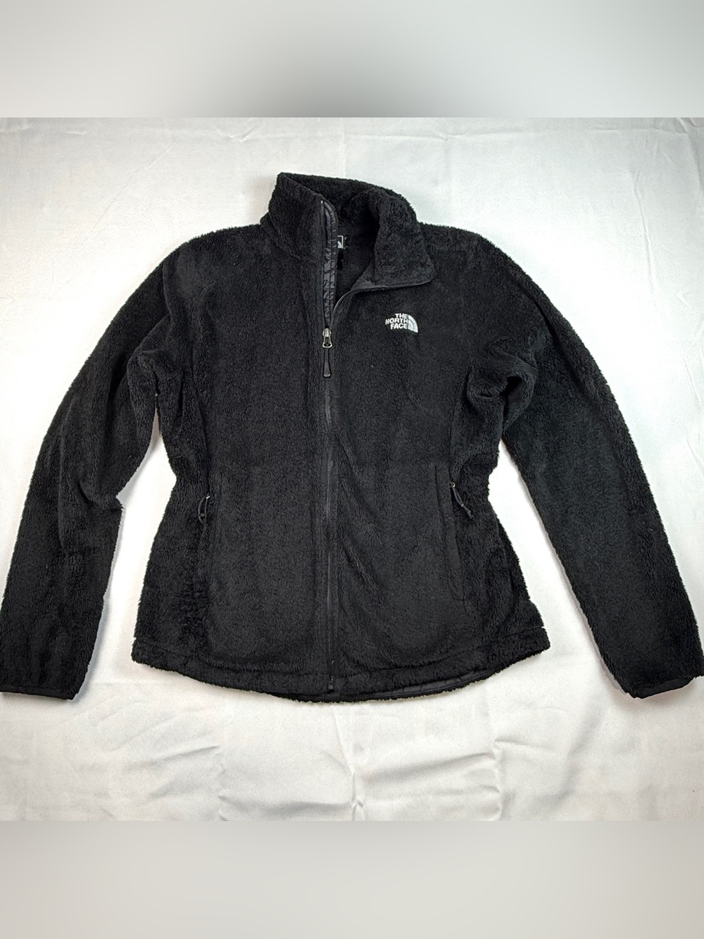 The North Face Women’s Small Black Fuzzy Fleece Full Zip Jacket - Picture 2 of 13